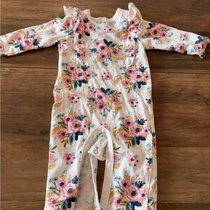 Chick Pea Floral Baby Romper